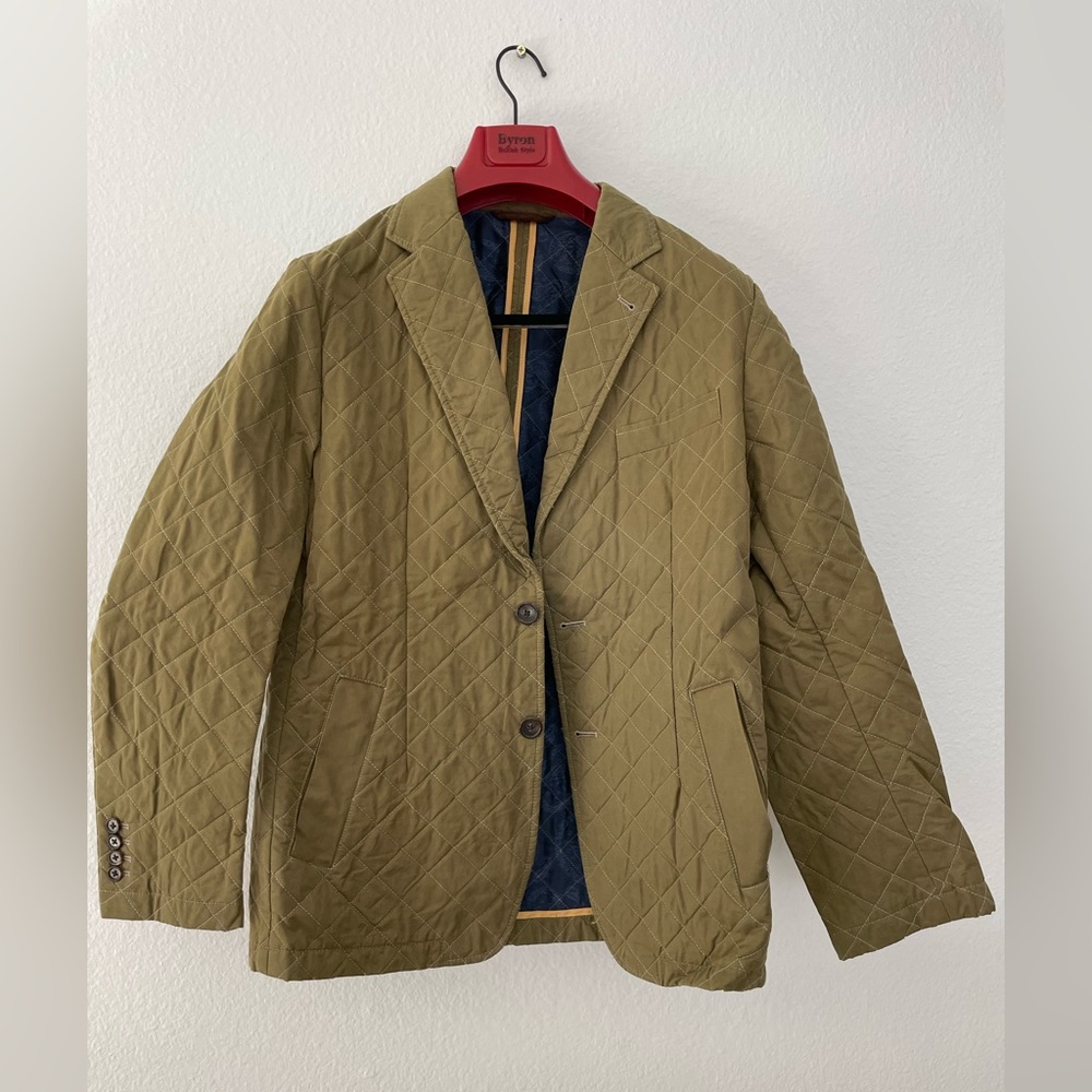 Robert Talbott quilted blazer